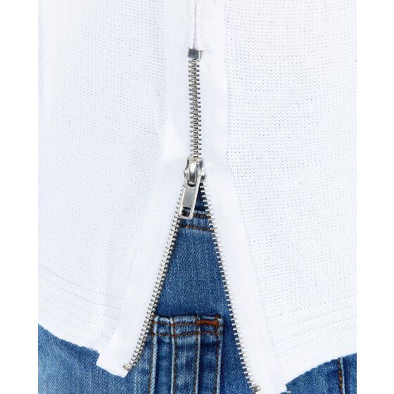 Red Bridge Mens Minimalist Cardigan Sweater Jacket White