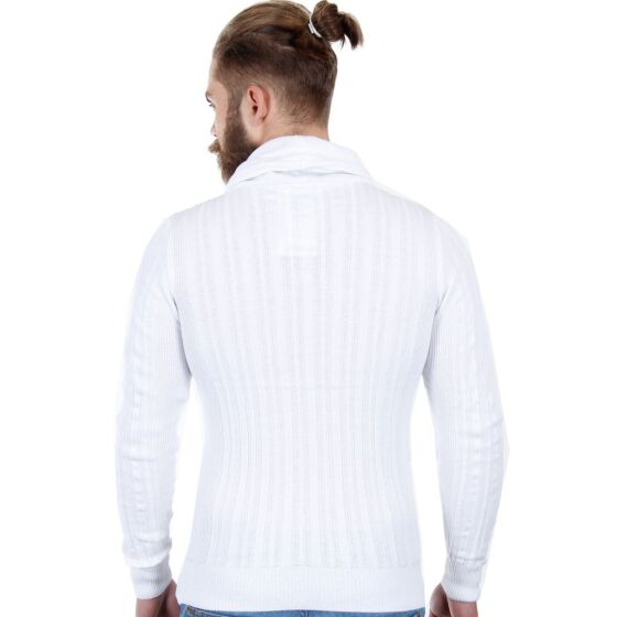 Red Bridge Herren Laid Back Strickpullover Pullover weiss