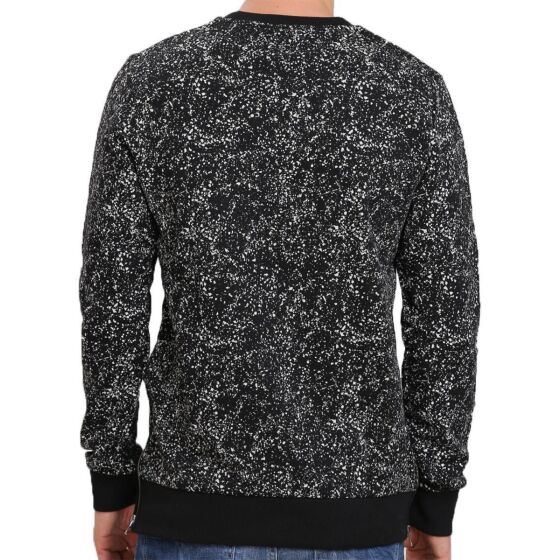 Red Bridge Mens Jumper Born to be Famous Black