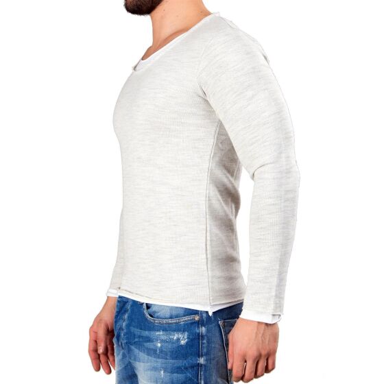 Red Bridge Herren Longsleeve Elfenbein