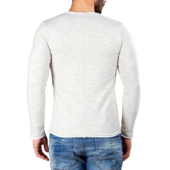 Red Bridge Herren Longsleeve Elfenbein