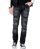 Red Bridge Herren Cut Lines Röhrenjeans Jeans Pants Denim Schwarz