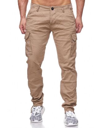 Red Bridge Herren Hose RBC Cargo Pants Straight Fit Camel...