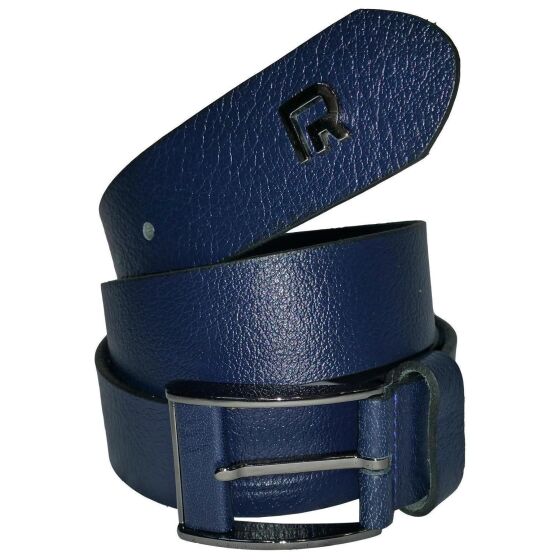 Red Bridge Mens Real Leather Belt Leather Belt Blue