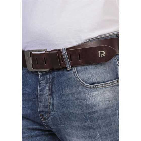 Red Bridge Mens Belt Leather Belt Real Leather Leather Belt RBC Premium Black