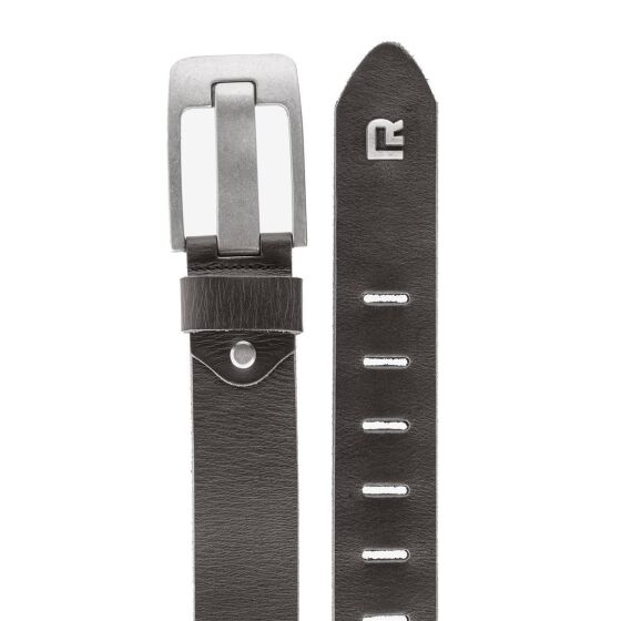 Red Bridge Herren Gürtel Ledergürtel RBC Premium Grau