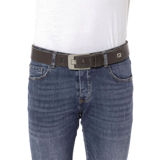 Red Bridge Herren Gürtel Ledergürtel RBC Premium Grau