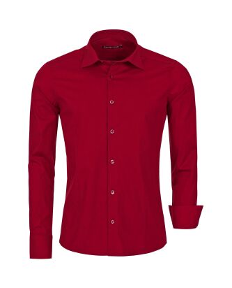 Red Bridge Herren Basic Design Slim Fit Langarm Hemd...