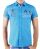 Red Bridge Mens R-Style Design Regular Fit Short Sleeve Shirt Embroidered Turquoise