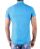 Red Bridge Mens R-Style Design Regular Fit Short Sleeve Shirt Embroidered Turquoise