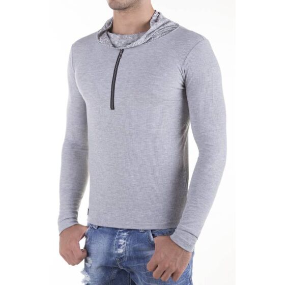 Red Bridge Mens Longsleeve Grey