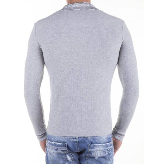 Red Bridge Mens Longsleeve Grey