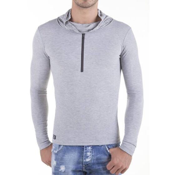 Red Bridge Mens Longsleeve Grey