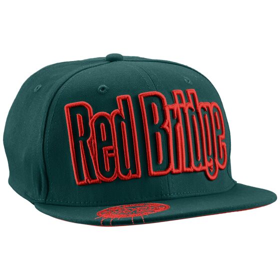 Red Bridge Snapback Baseball Cap Unisex - Hat Green Red