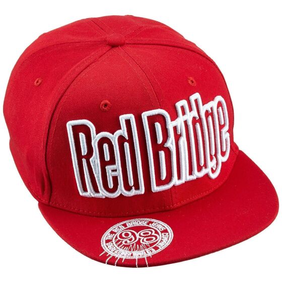 Red Bridge Snapback Baseball Cap Unisex - Red