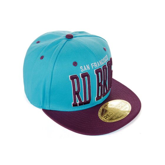 Red Bridge Snapback Cap Women Men Turquoise Purple