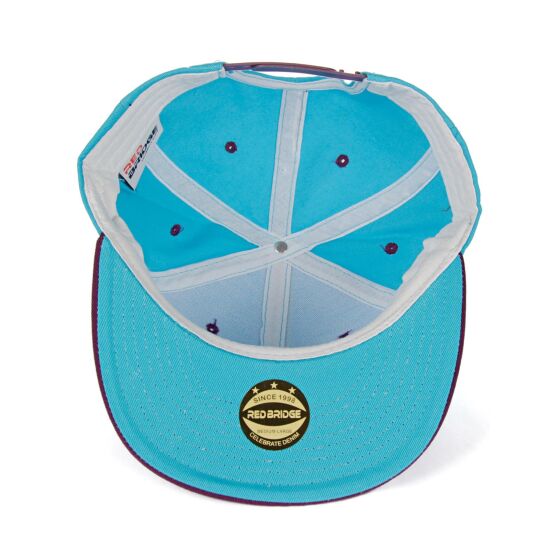 Red Bridge Snapback Cap Women Men Turquoise Purple