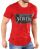 Red Bridge Mens T-Shirt Splatter MCMXCVIII Red XL