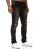 Red Bridge Herren Jeans Hose Destroyed Wrecked Knee Dunkelgrau Schwarz W31 L34