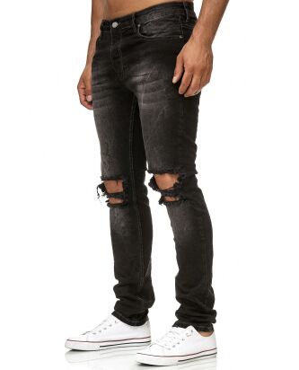 Red Bridge Herren Jeans Hose Destroyed Wrecked Knee...
