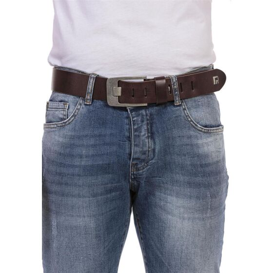Red Bridge Herren Gürtel Ledergürtel RBC Premium Braun