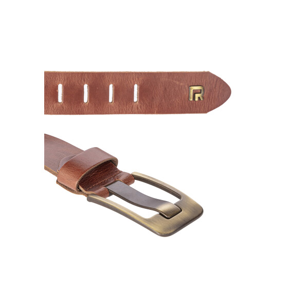 Red Bridge Herren Gürtel Ledergürtel Echtleder Leather Belt RBC Premium Tobacco Braun