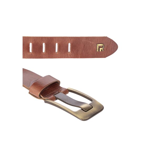 Red Bridge Mens Belt Leather Belt Real Leather Leather Belt RBC Premium Tobacco Brown