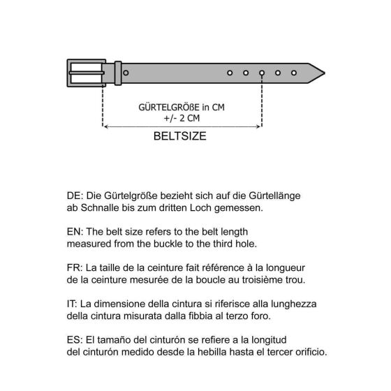 Red Bridge Herren Gürtel Weiß 100