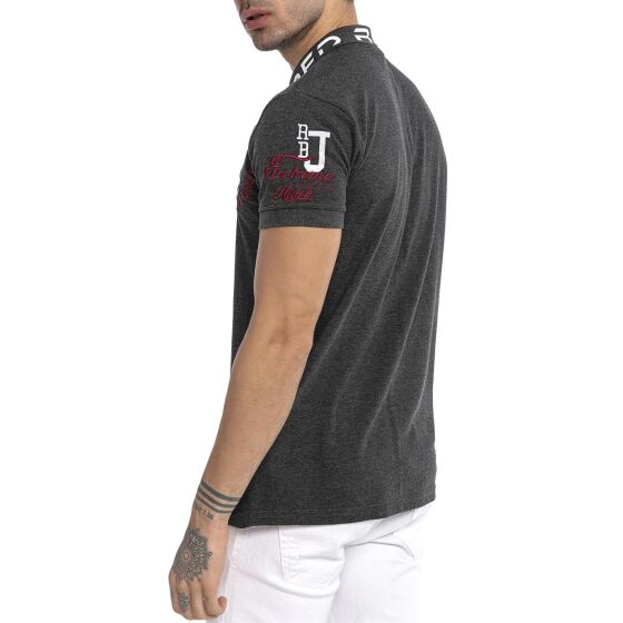 Red Bridge Herren Professionel Design Poloshirts Polo- T-Shirt Grau M