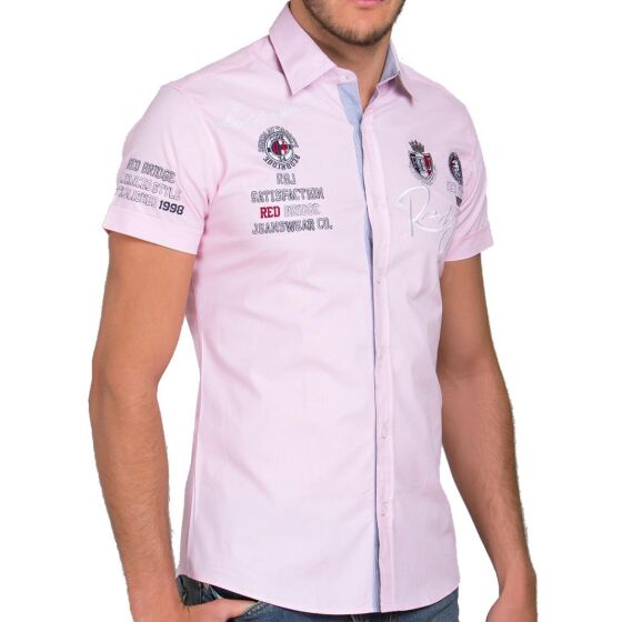 Red Bridge Mens Shirt Pink S