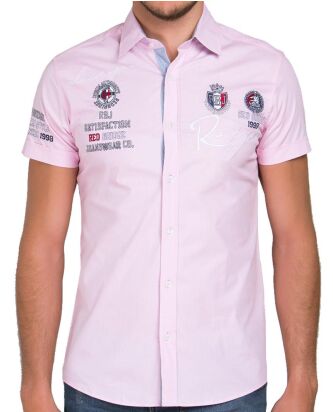 Red Bridge Mens Shirt Pink S