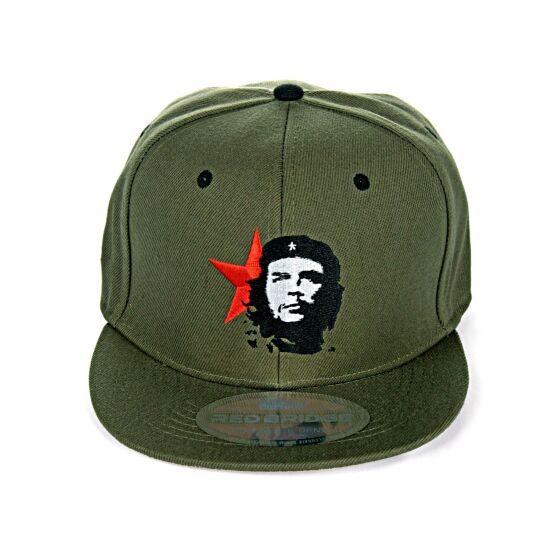 Red Bridge Unisex Che Guevara Cap Fitted Signature Embroidered 60cm Green One Size