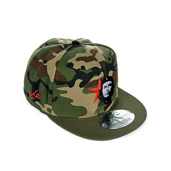 Red Bridge Unisex Che Guevara Snapback Cap Signature Bestickt Camouflage One Size