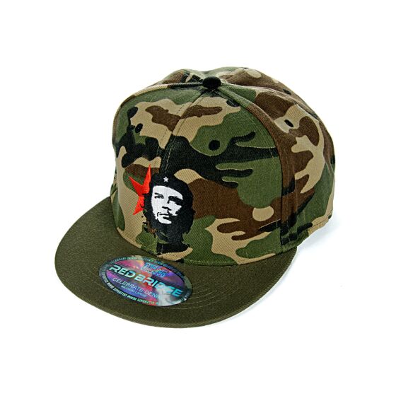 Red Bridge Unisex Che Guevara Snapback Cap Signature Embroidered Camouflage One Size