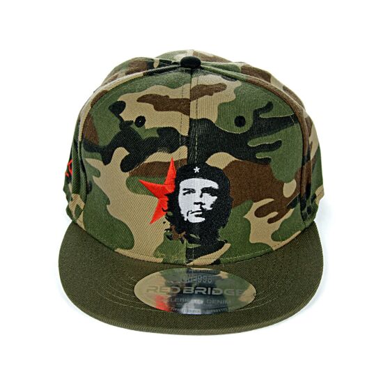 Red Bridge Unisex Che Guevara Snapback Cap Signature Embroidered Camouflage One Size