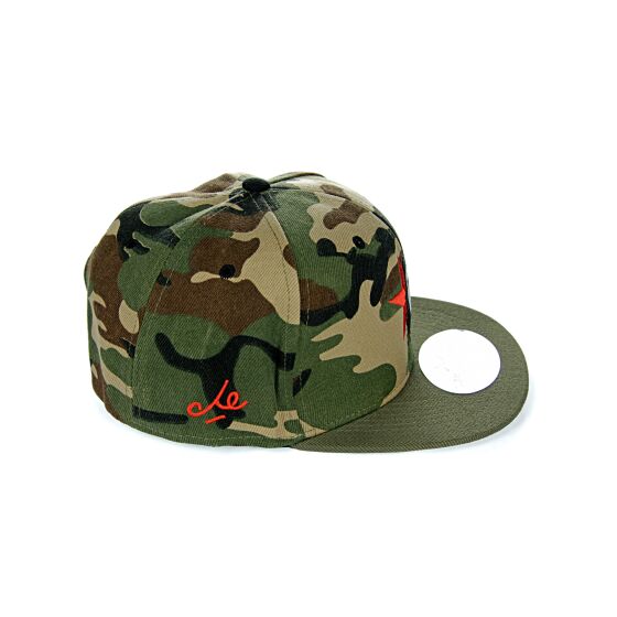 Red Bridge Unisex Che Guevara Snapback Cap Signature Embroidered Camouflage One Size
