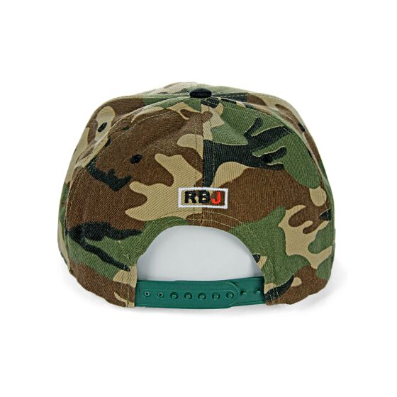 Red Bridge Unisex Che Guevara Snapback Cap Signature Embroidered Camouflage One Size