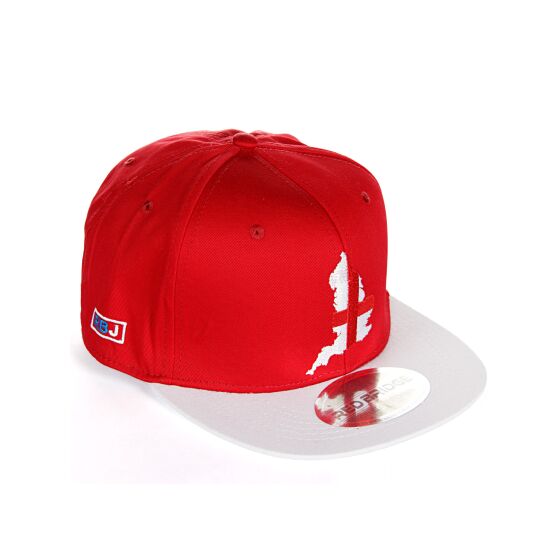 Red Bridge Unisex England Cap Snapback Bestickt Rot One Size