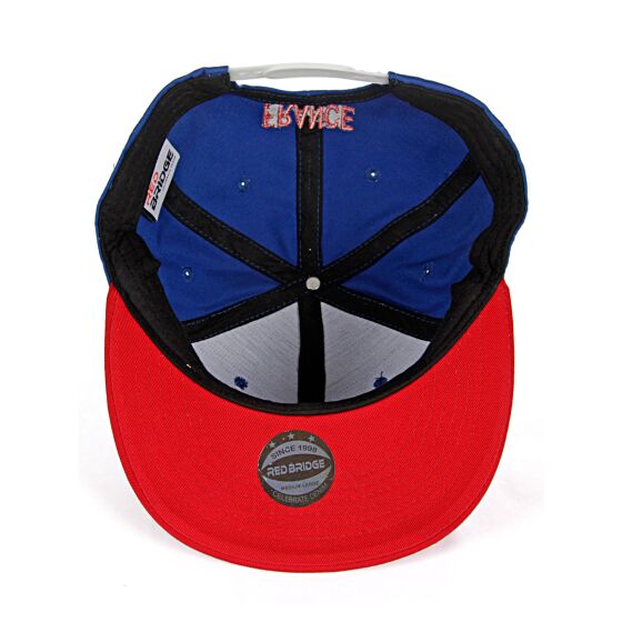 Red Bridge Unisex Frankreich Cap Snapback Bestickt Blau One Size