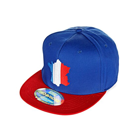 Red Bridge Unisex France Cap Snapback Embroidered Blue One Size