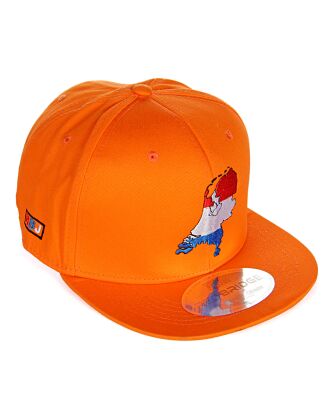 Red Bridge Unisex Holland Cap Snapback Embroidered Orange...