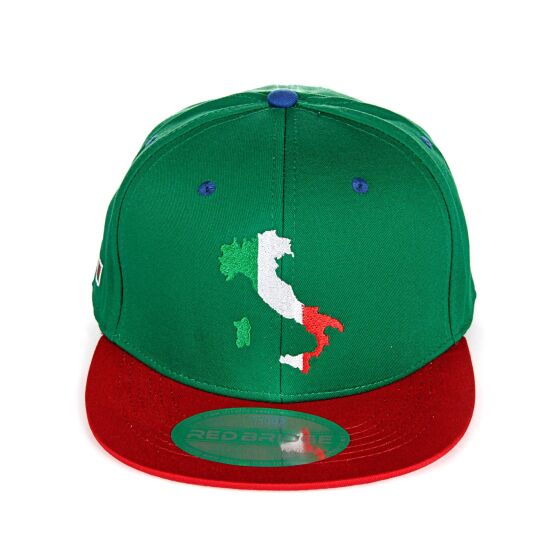 Red Bridge Unisex Italien Cap Snapback Bestickt Grün One Size