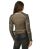 Red Bridge WoMens Biker Jacket Between-seasons jacket Faux leather jacket lined with stand-up collar Khaki XL