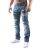 Mens ripped straight cut jeans