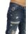 Mens ripped straight cut jeans