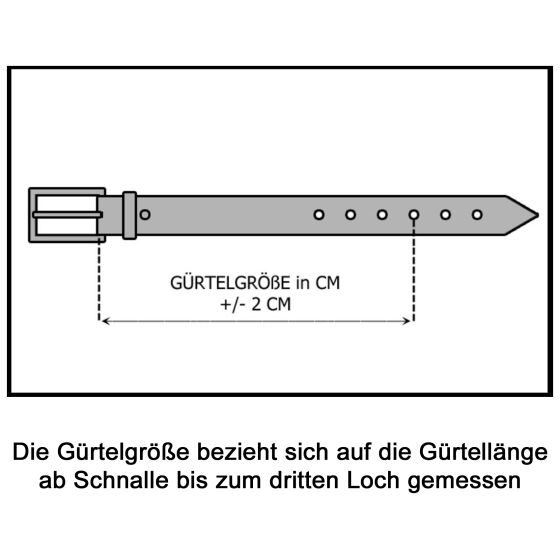 Red Bridge Herren Gürtel Studded Echtleder Ledergürtel Schwarz mit Nieten 105