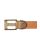 Red Bridge Mens Belt Studded Real Leather Leather Belt Tobacco Brown with Rivets 100
