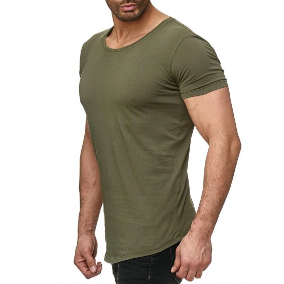 Red Bridge Herren Basic Oversized T-Shirt Khaki