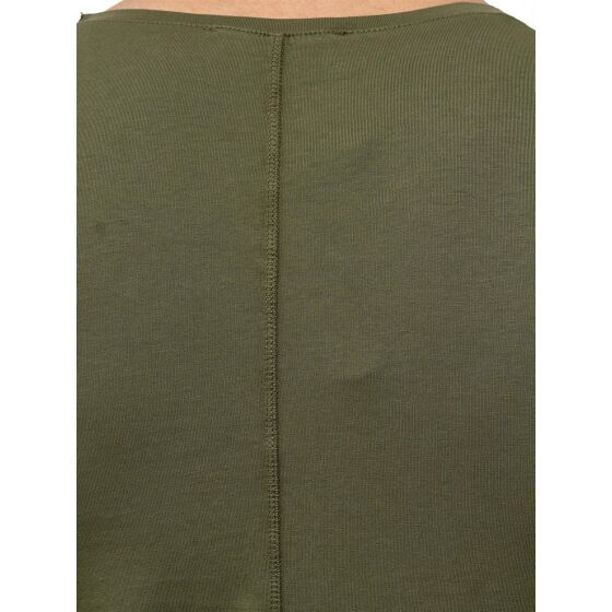 Red Bridge Mens Basic Oversized T-Shirt Khaki