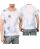 Red Bridge Mens T-Shirt Literal Sky Marble Look White